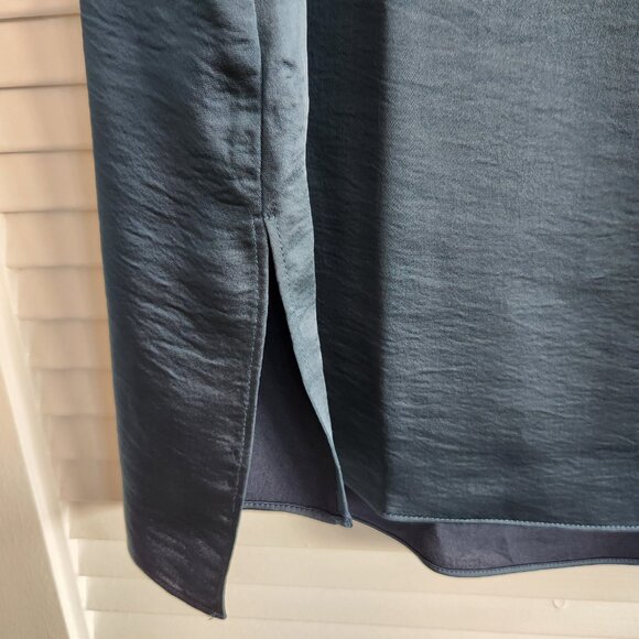 NWT Universal Standard Alice Satin Boatneck Top - Deep Sea - Picture 4 of 15